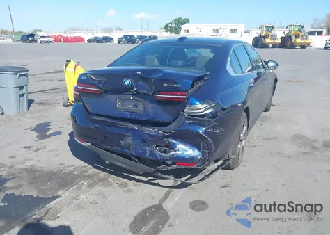 2025 BMW I5 xDrive40 from USA, damaged, VIN WBY13HG02SCU73043